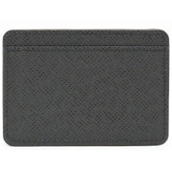 Louis Vuitton Noir Black Wallet Taiga - Picture 2 of 9
